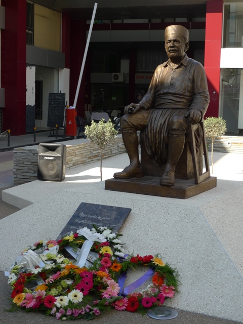 Τελετή αποκαλυπτηρίων του μνημείου του Μιχαήλ Χρ. Κκάσιαλου