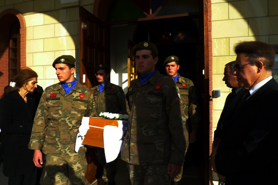 Κωνσταντίνος Νεοφύτου Κηδεία 21-12-2012